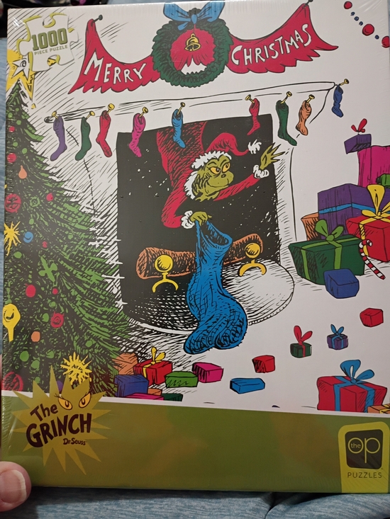 Dr. Seuss Other - Dr. Seuss The Grinch 1000-Piece Christmas Puzzle - Multicolor